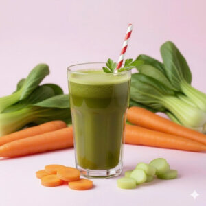cải thìa + cà rốt